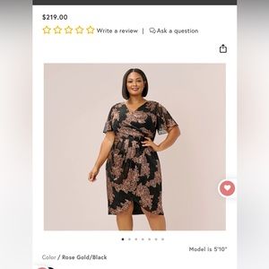 Adrianna Papell- beautiful comfortable party/ cocktail dress